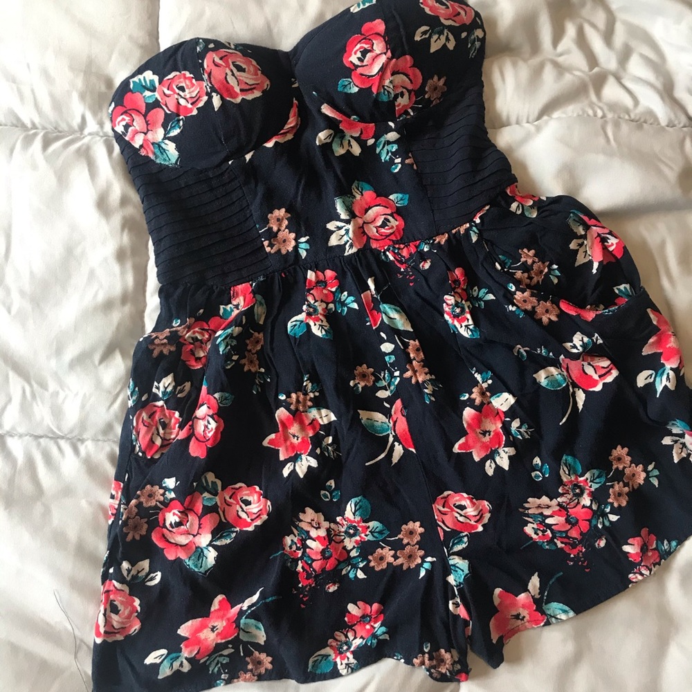 Navy blue romper!